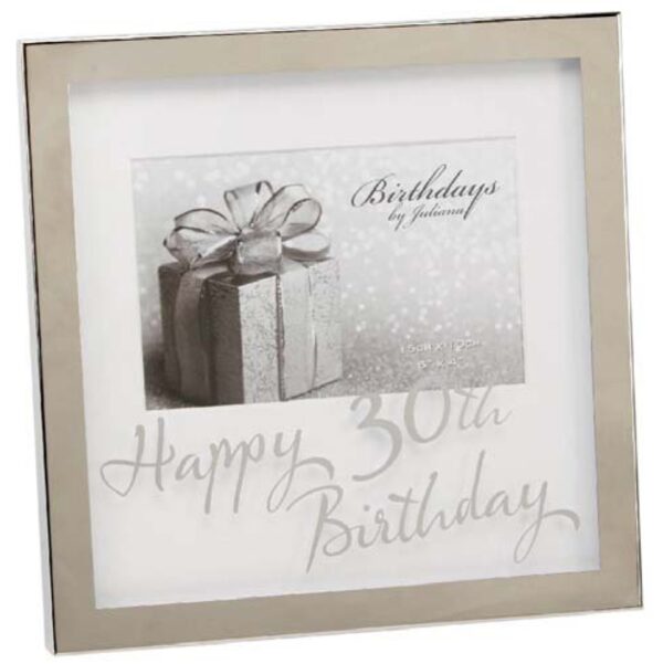 30th Birthday Box Frame - 6 x 4