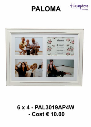 Paloma Multi Frame White - 4 x (6 x 4)