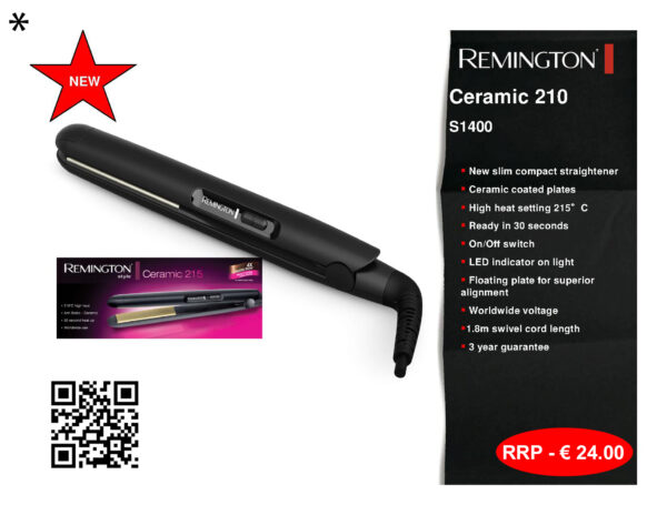 Remington Ceramic 210 Straightener S1400