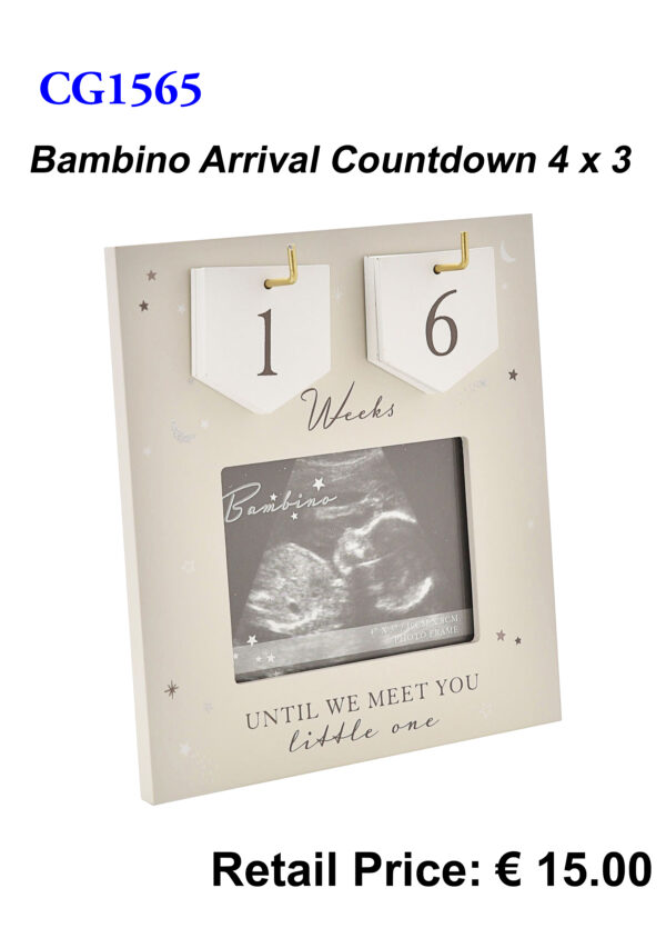 Bambino Arrival Countdown 4x3