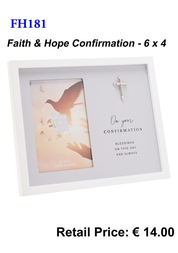 Confirmation - Faith & Hope 6x4 Frame