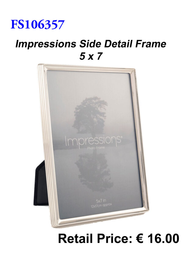 FS106357 Impressions Side Detail 5x7 Frame