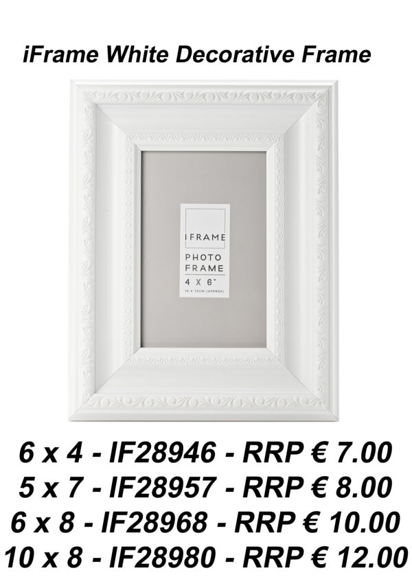 iFrame White Decorative Frame