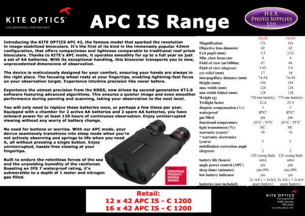 Kite Optics APC Stabilized 42