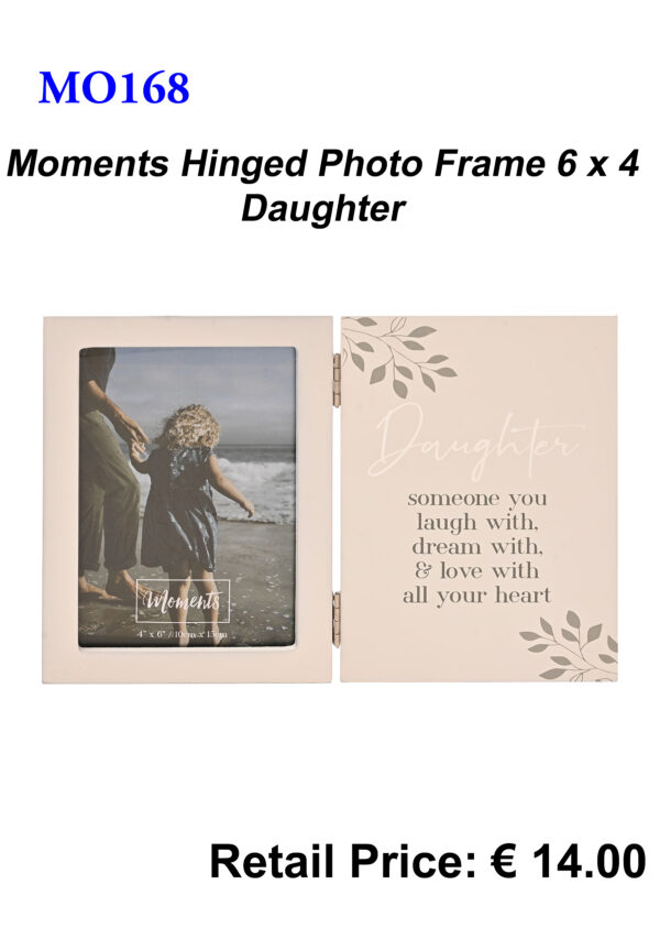 Moments Daughter Hinged Photo Frame 6x4