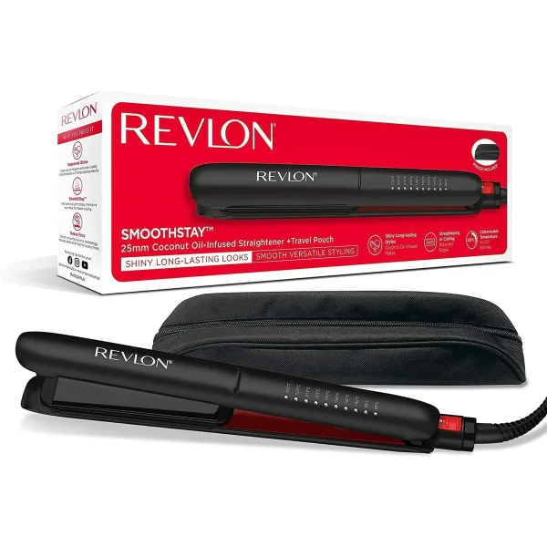 REVLON SmoothStay 1” Coconut Oil-Infused Straightener