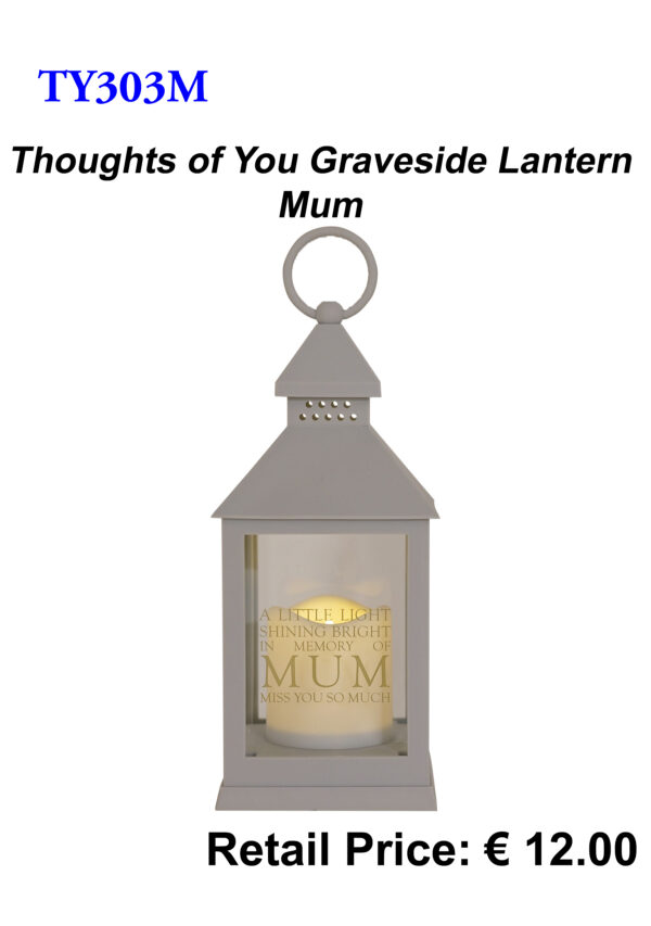 Mum Graveside Lantern