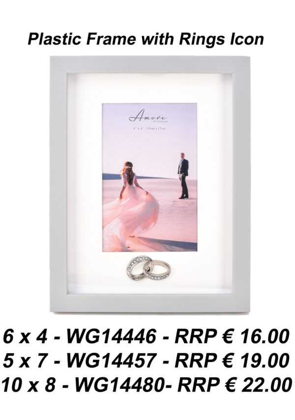 Plastic Frame with Rings Icon